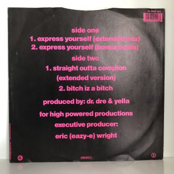N.W.A. - Express Yourself (12", Single) - Image 2