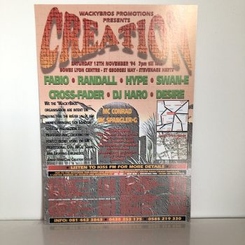 Creation - Saturday 12th November 1994 - Bowes Lyon Centre, Stevenage - Image 2
