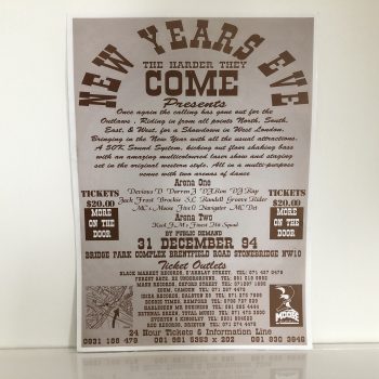 The Harder They Come - 31st December 1994 - Bridge Park Complex, NW10 - Image 2
