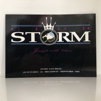 Club Storm - Futures - 18 Broadway - Deptford SE8, Vintage Jungle Rave Flyer