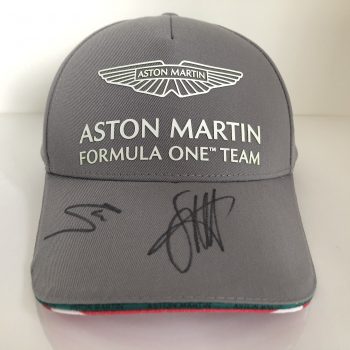 2021 Aston Martin Cap – Signed by Sebastian Vettel & Lance Stroll - USA Edition