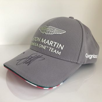 2021 Aston Martin Cap – Signed by Sebastian Vettel & Lance Stroll - USA Edition - Image 3