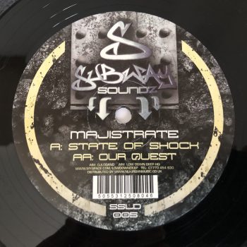 Majistrate - State Of Shock / Our Quest (12")