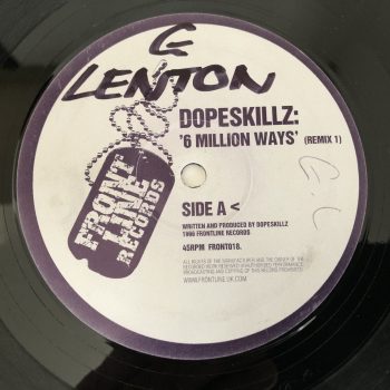 Dopeskillz - 6 Million Ways (Remixes) (12", RP)