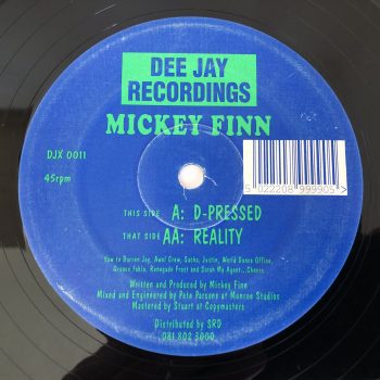 Mickey Finn - D-Pressed / Reality (12") [Damaged / Poor Condition]