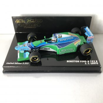 1993 J. J. Lehto | Benetton Renualt B193B | Minichamps 1:43 Scale Diecast Model - Image 2