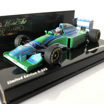 1993 J. J. Lehto | Benetton Renualt B193B | Minichamps 1:43 Scale Diecast Model - Image 3