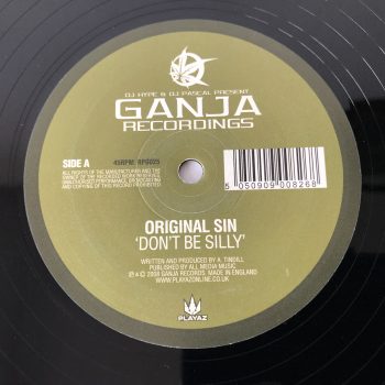 Original Sin - Don't Be Silly / Cheater Cheater (12")
