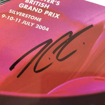 2004 British Grand Prix Race Programme Hand Signed By Michael Schumacher, Kimi Raikonnen and Jarno Trulli - Image 3