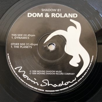 Dom & Roland - Dynamics / The Planets (12")