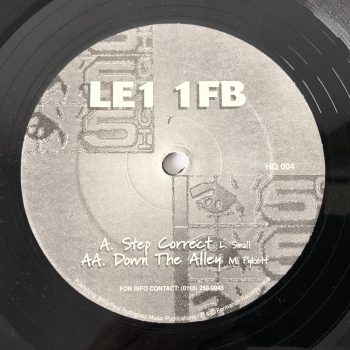 LE1 1FB - Step Correct / Down The Alley (12")