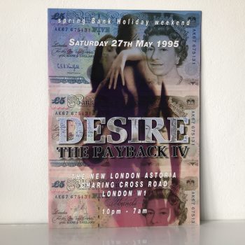 Desire - The Payback IV - 27th May 1995 - The New London Astoria