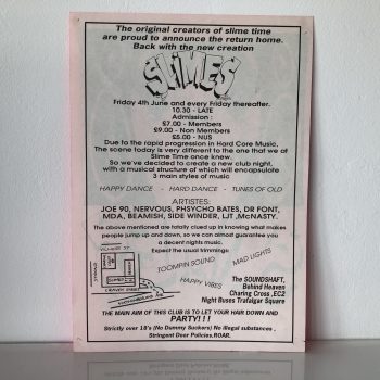 Slimes - 1993 - The Soundshaft, Charing Cross, EC2 - Image 2