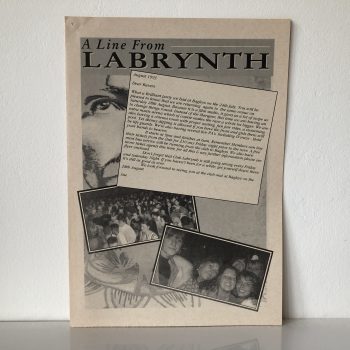 Labrynth – 28th August and 2nd October 1993 - Bagleys Film Studios