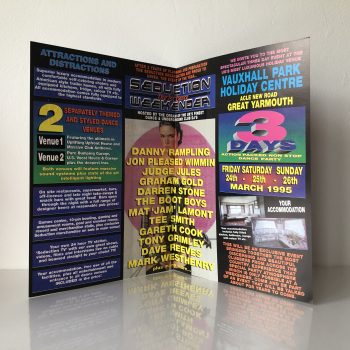 Seduction - The 1st Dance Weekender - 24th-26th March 1995 - Vauxhall Park in Great Yarmouth - Image 2