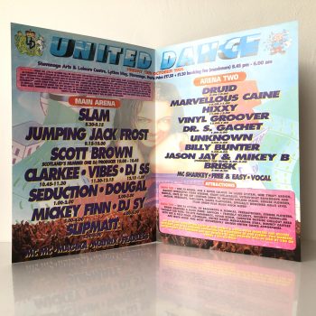 United Dance - Friday 13th October 1995 - Stevenage Arts & Leisure Centre - Image 2
