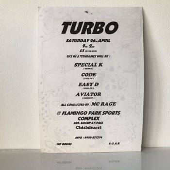 Turbo - Saturday 26 April 1997 - Flamingo Park Sports Complex in Chislehurst - Image 2