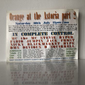 Orange @ Astoria - 30th July 1993 - Image 2