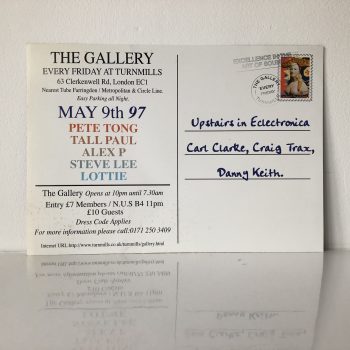The Gallery - Every Friday at Turnmills EC1 - 1997 - Image 2