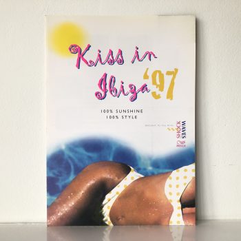 Kiss in Ibiza - Flyer / Booking Form for 1997