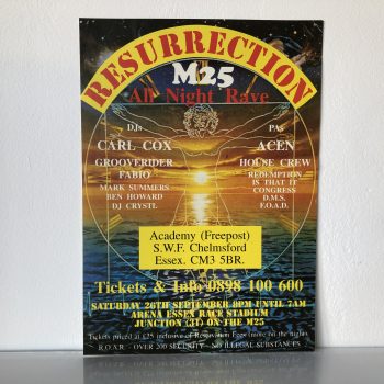 Resurrection M25 - 26th September 1992 - Arena Essex Race Stadium