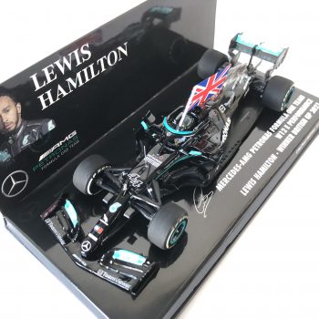 2021 Lewis Hamilton | Mercedes AMG Petronas W12 E Performance | Minichamps Diecast 1:43 | Winner British GP