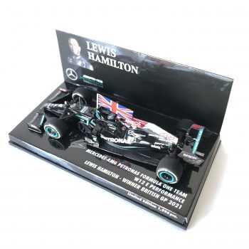 2021 Lewis Hamilton | Mercedes AMG Petronas W12 E Performance | Minichamps Diecast 1:43 | Winner British GP - Image 7