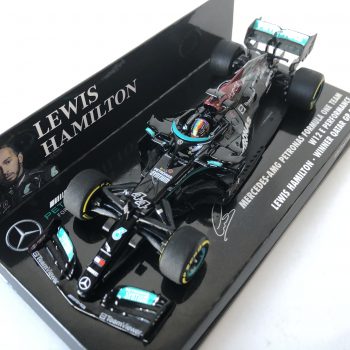 2021 Lewis Hamilton | Mercedes AMG Petronas W12 E Performance | Minichamps Diecast 1:43 | Winner Qatar GP