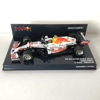 2021 Sergio Perez | Red Bull Racing Honda RB16B | Minichamps Diecast 1:43 Scale | 3rd Place Turkish GP - Image 3