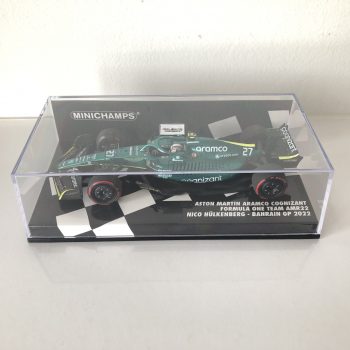 2022 Nico Hulkenberg | Aston Martin Aramco Cognizant Formula One Team AMR22 | Minichamps Resin 1:43 Scale | Bahrain GP - Image 4