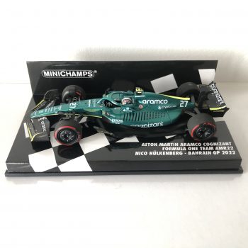 2022 Nico Hulkenberg | Aston Martin Aramco Cognizant Formula One Team AMR22 | Minichamps Resin 1:43 Scale | Bahrain GP - Image 3