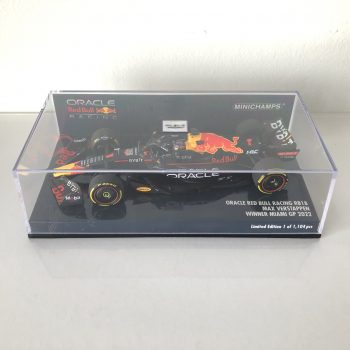 2022 Max Verstappen | Oracle Red Bull Racing RB18 | Minichamps Resin 1:43 Scale | Winner Miami GP - Image 4