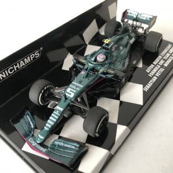 2021 Sebastian Vettel | Aston Martin Cognizant Formula One Team AMR21 | Minichamps Diecast 1:43 Scale | Monaco GP