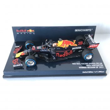 2021 Max Verstappen | Red Bull Racing Honda RB16B | Minichamps Diecast 1:43 Scale | Winner Belgian GP - Image 3