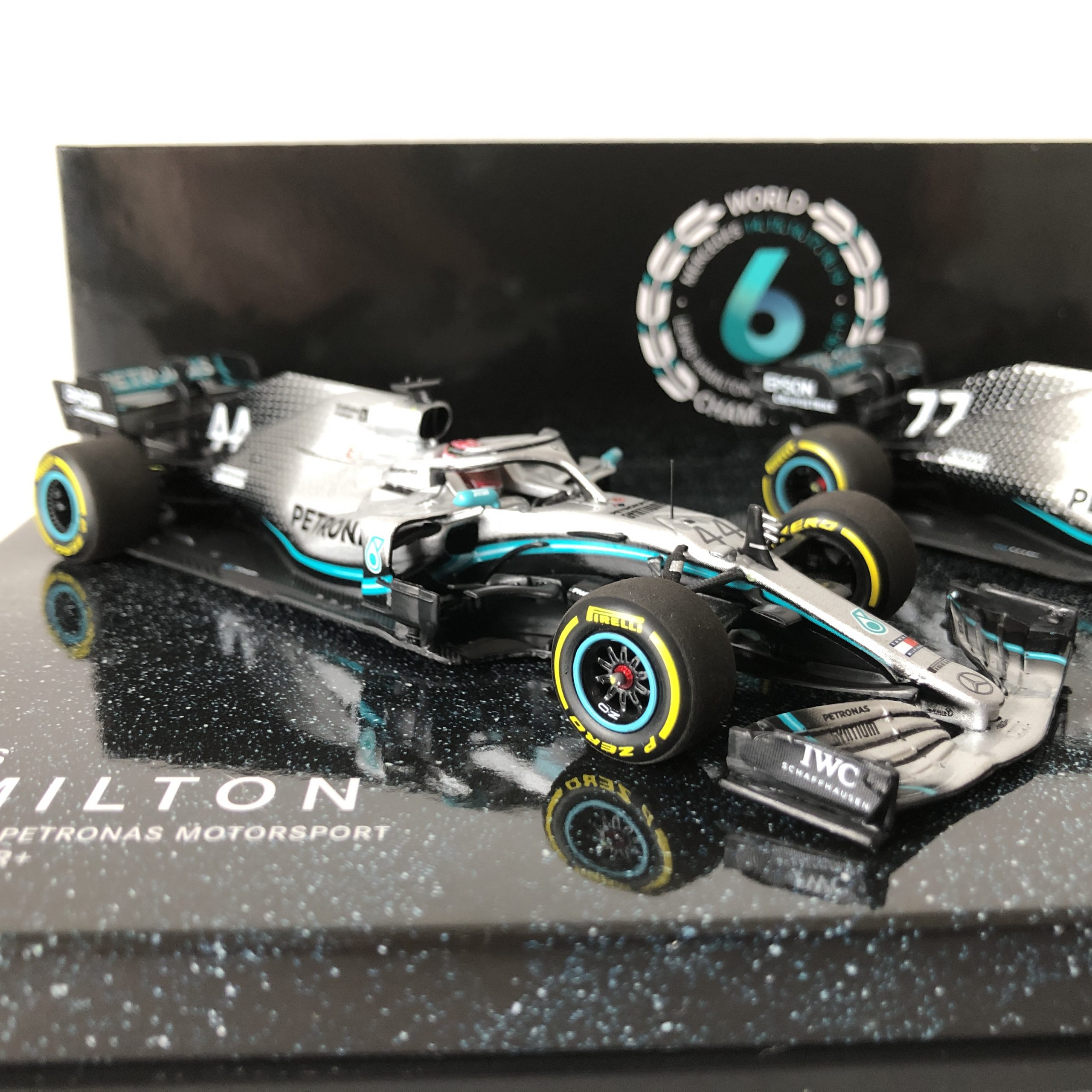 2019 Lewis Hamilton & Valtteri Bottas | Mercedes AMG Petronas Motorsport F1 W10 EQ Power+ | Minichamps Diecast 1:43 | Constructors Box Set - Image 5