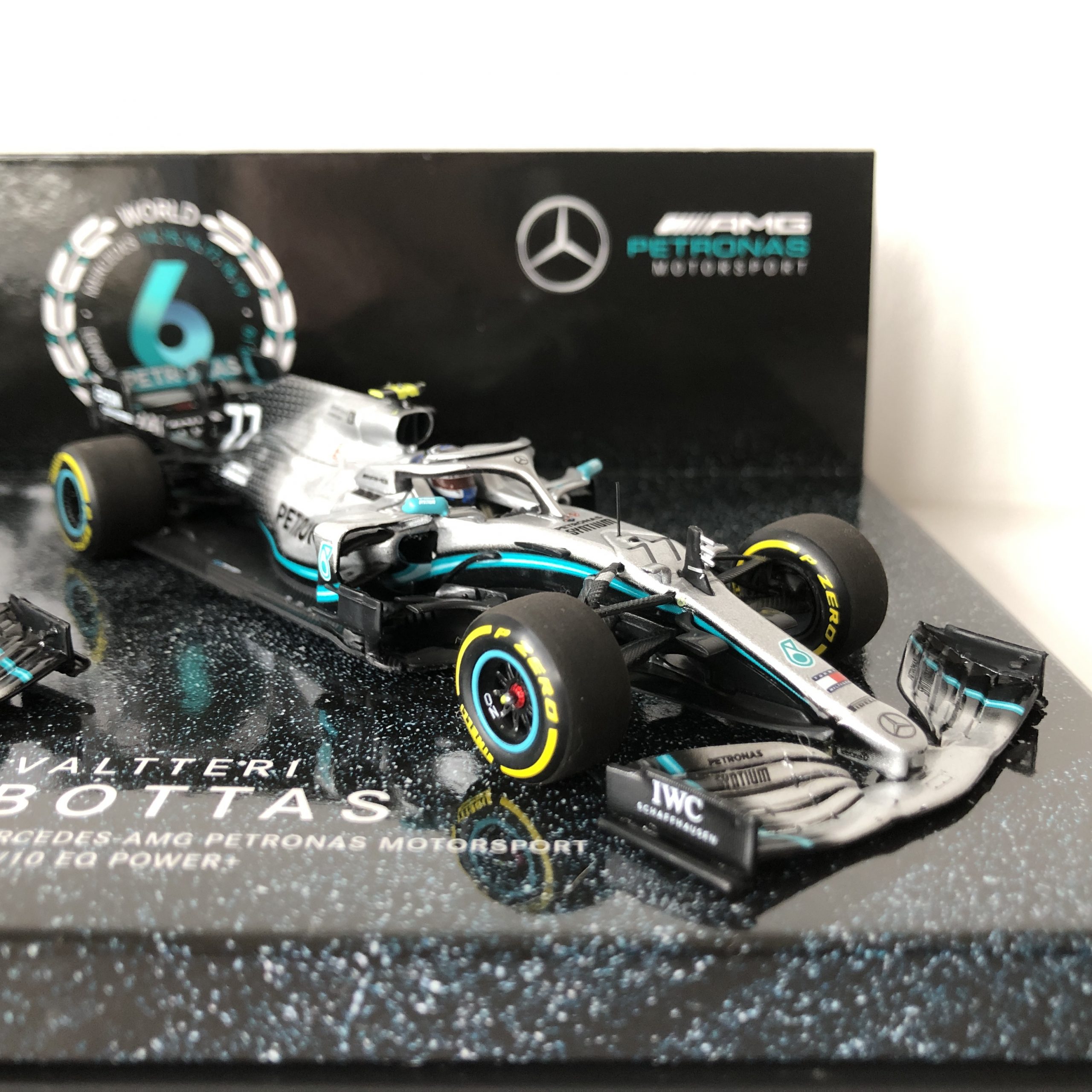 2019 Lewis Hamilton & Valtteri Bottas | Mercedes AMG Petronas Motorsport F1 W10 EQ Power+ | Minichamps Diecast 1:43 | Constructors Box Set - Image 6