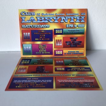 Labrynth - Saturdays (Jan - March 1995) - Dalston Lane E8 - Image 2