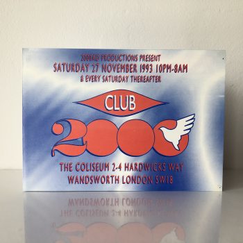 Club 2000 - 27th November 1993 - Wandsworth SW18