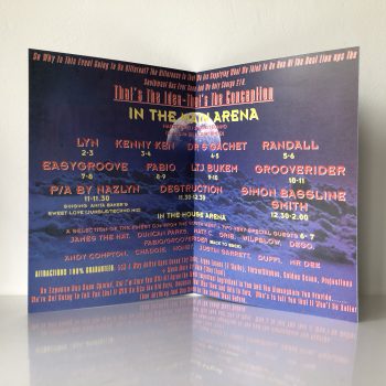 The Conception - Cornwall Coliseum - 30th July 1994 - Vintage Rave Flyer - Image 2