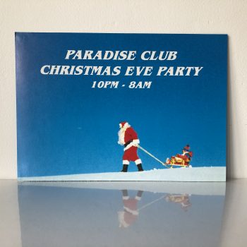 AWOL - Christmas Eve Party - Paradise Club - Vintage Rave Flyer