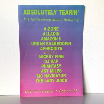 Aphrodite Recordings  - Absolutely Tearin' Album - Merchandise Flyer - Image 2