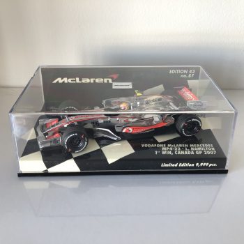 2007 Lewis Hamilton | McLaren Mercedes MP4-22 1st Win, Canada GP | Minichamps Diecast 1:43 - Image 4