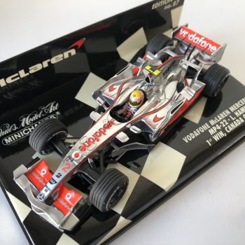 2007 Lewis Hamilton | McLaren Mercedes MP4-22 1st Win, Canada GP | Minichamps Diecast 1:43