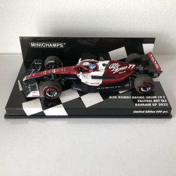 2022 Valtteri Bottas | Alfa Romeo Racing Orlen C42 | Minichamps Resin 1:43 | Bahrain GP - Image 3