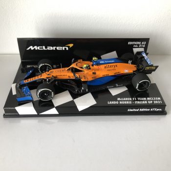 2021 Lando Norris | McLaren F1 Team MCL35M | Minichamps Resin 1:43 | Italian GP - Image 3
