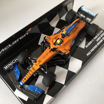2021 Lando Norris | McLaren F1 Team MCL35M | Minichamps Resin 1:43 | Russian GP (Pole Position)