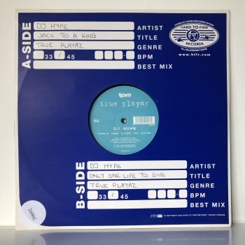 DJ Hype - Jack To A King / Only One Life To Give (12")