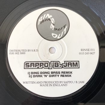 Sappo / B.Jam - Ding Dong Bass / Dark 'N' Dirty (Remixes) (12")
