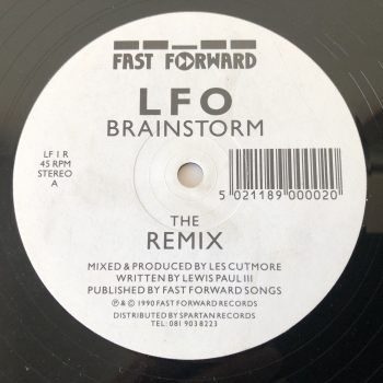 L F O - Brainstorm (The Remix) (12")