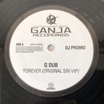 G Dub - Forever / Beast City (Original Sin VIP's) (12", Promo)
